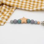 Madera y Silicona (Verde y Gris)