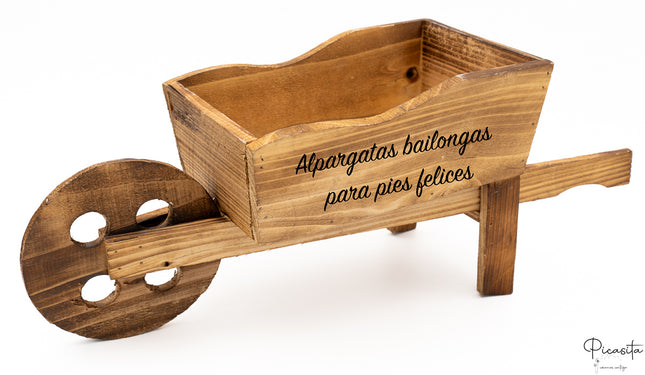 Carretilla Mediana de Madera