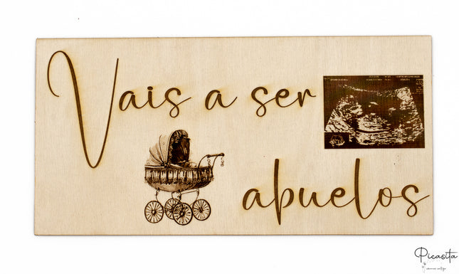 Cartel Vais a Ser Abuelos