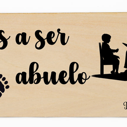 Cartel Vas a Ser Abuelo