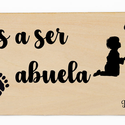 Cartel Vas a Ser Abuela