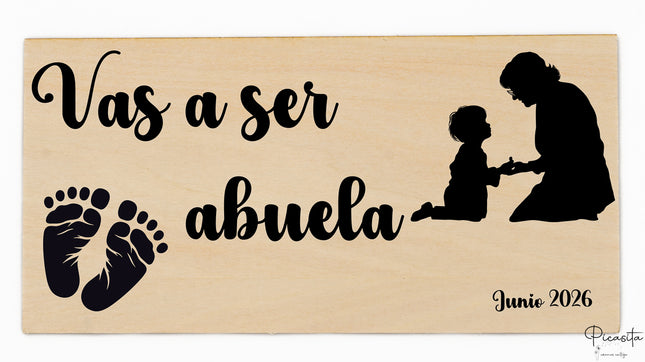 Cartel Vas a Ser Abuela