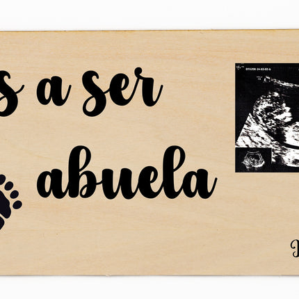 Cartel Vas a Ser Abuela