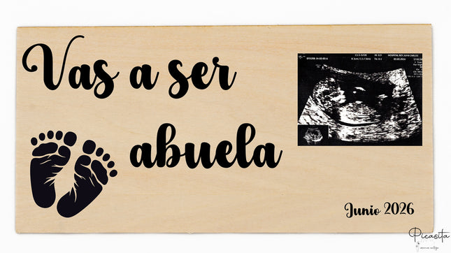 Cartel Vas a Ser Abuela