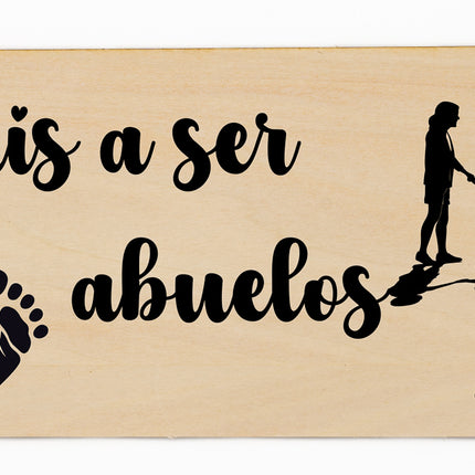 Cartel Vais a Ser Abuelos