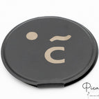 Espejo 9cm Mediano / Negro