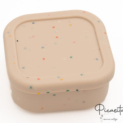 Tupper de Silicona Personalizado (Mediano - Cuadrado)
