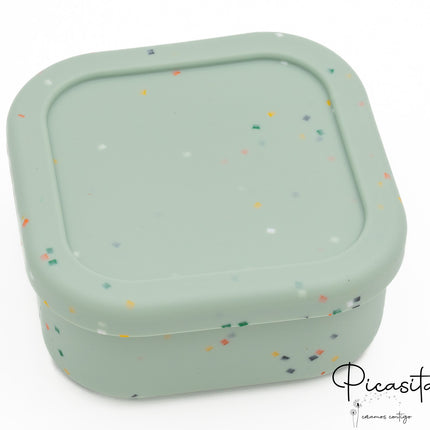 Tupper de Silicona Personalizado (Mediano - Cuadrado)