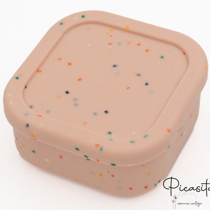 Tupper de Silicona Personalizado (Mediano - Cuadrado)
