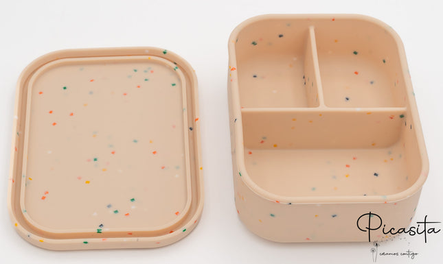 Tupper de Silicona XL con Compartimentos