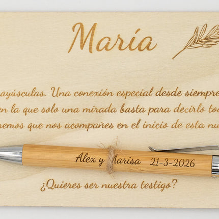 Do you want to be my wedding witness? - Wedding Witness Gift