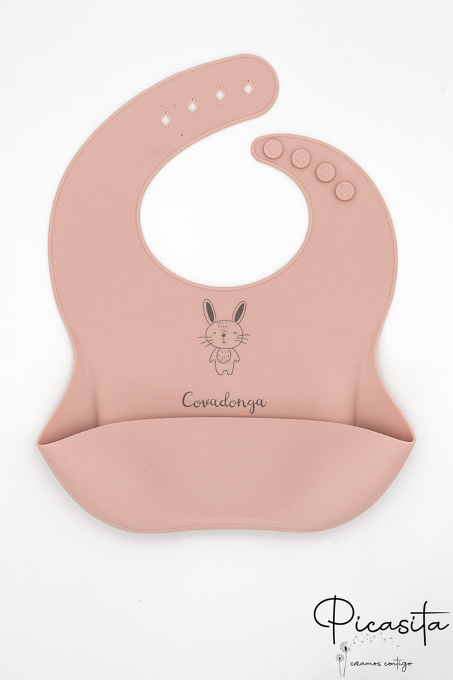 Babero de Silicona de Bolso Ancho