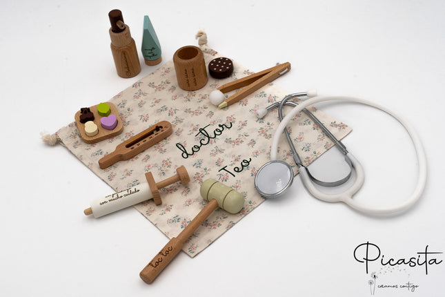 Jeu symbolique de médecins personnalisé