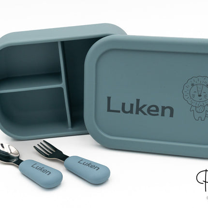 XL Silicone Lunch Box with Compartments