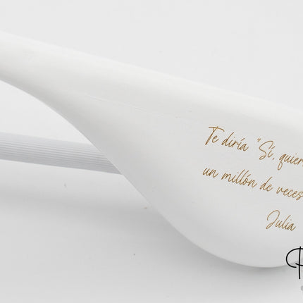 Percha Personalizada de Boda Hombros Anchos