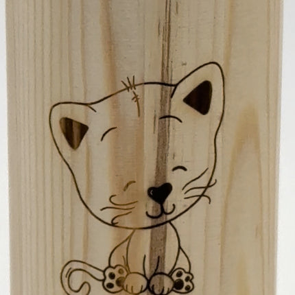 Portalápices de Madera Personalizado