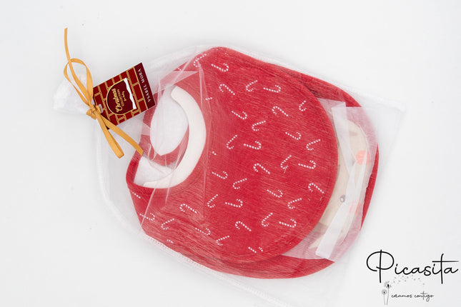 babero_navideno_de_tela