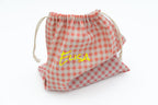 Bolsa de Merienda Cuadro Rosa