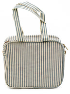 Bolsa de Muda Bebe y Guarderia Sencilla Rayas Verdes