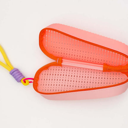 Bolsa Bañador Mojado y Funda Gafas Piscina | 2 en 1 Personalizable Rosa-Coral