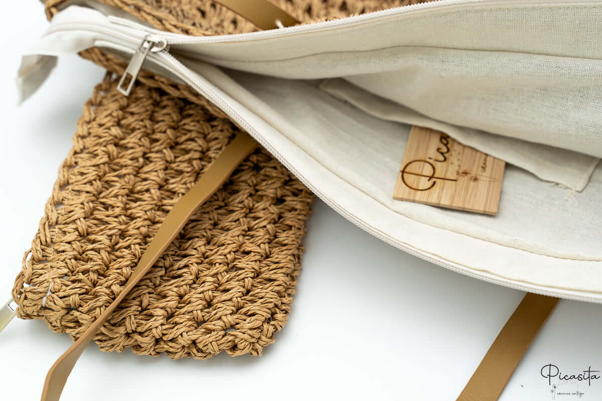 Bolso de Playa con Cremallera