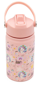 Botella Térmica para Niños Personalizada Unicornios Rosa