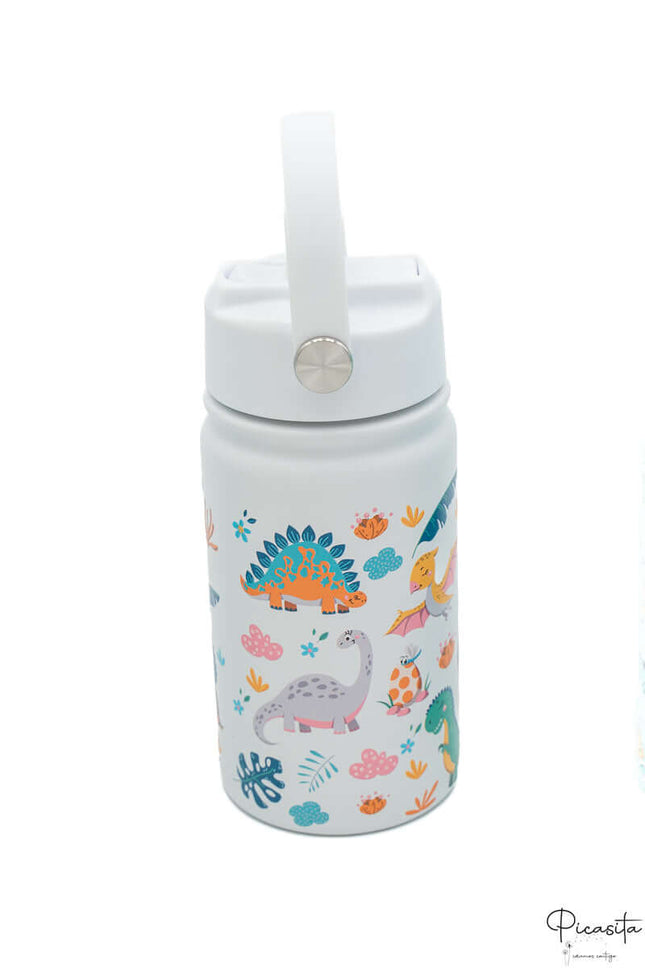 Botella Térmica para Niños Personalizada Dinosaurios