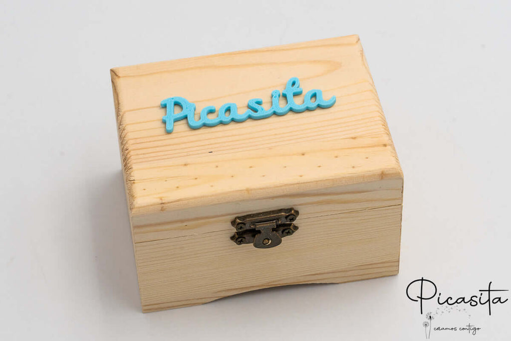 Caja de Madera Personalizada con Nombre