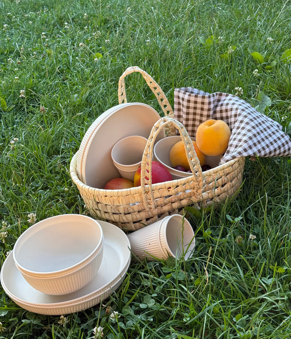 Cesta de Picnic para Salir a Comer en el Campo