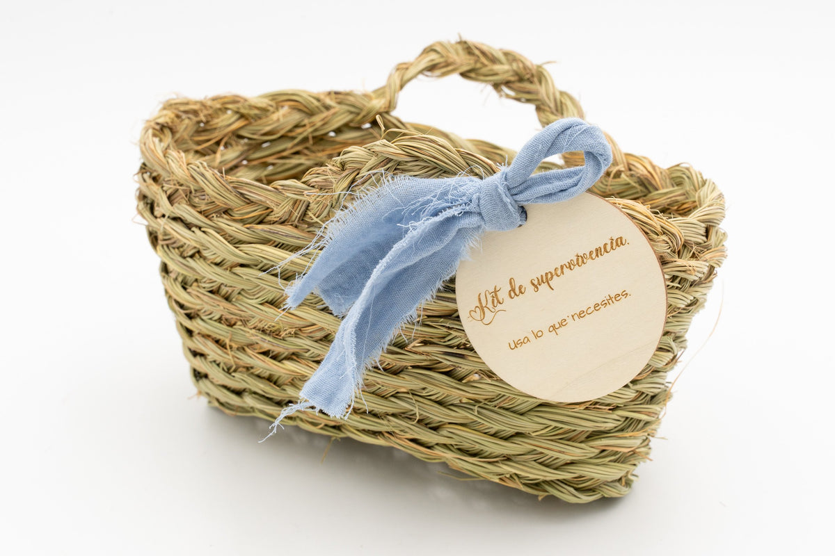 Cesto Kit de Supervivencia para Bodas