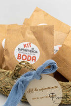 Cesto Kit de Supervivencia para Bodas