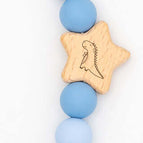 Wood and Silicone (Light Blue)