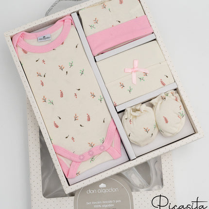 Conjunto Primera Puesta Don Algodon (5 piezas)