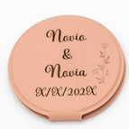 Espejo 9cm Mediano / Rosa