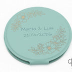 Espejo 9cm Mediano / Azul