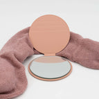Miroir en cristal / Rose