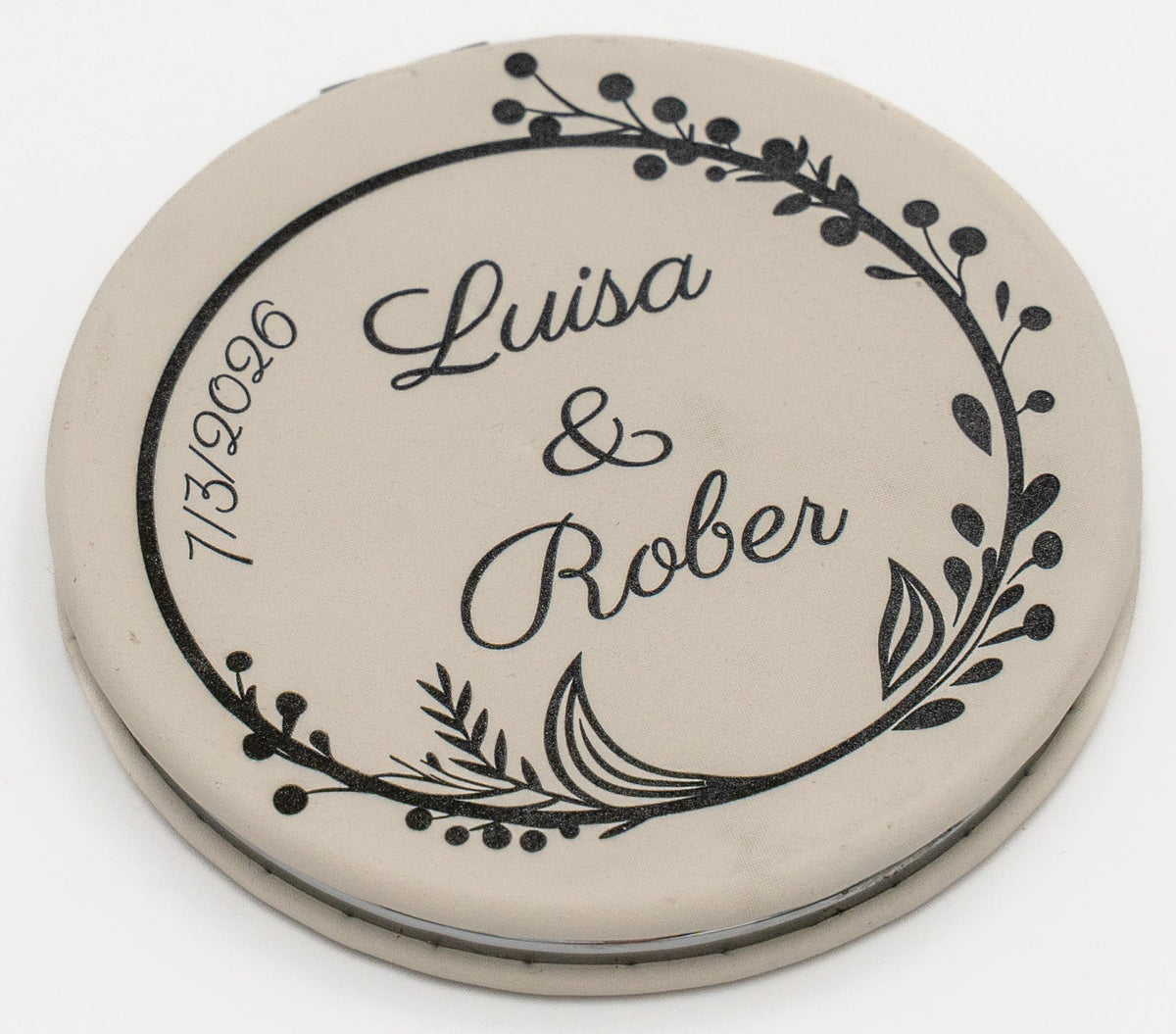 Espejos Personalizados Acero y Cuero PU