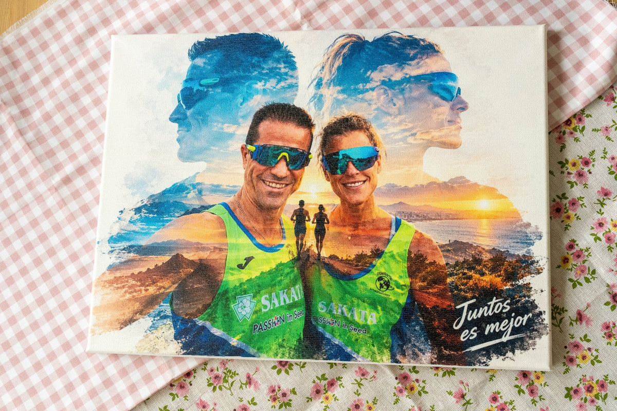 Foto impresa en lenzo personalizado