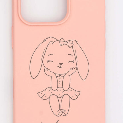 Funda iPhone 16 Pro Personalizada Rosa Claro