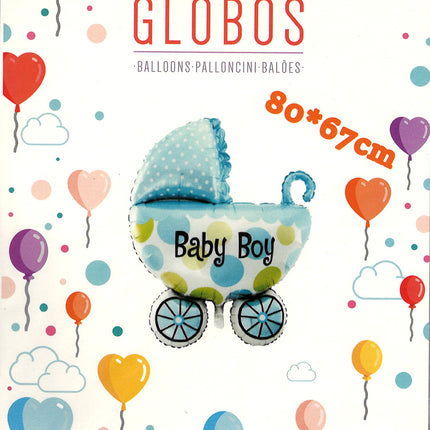Globos BabyShower Carrito Niño