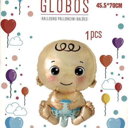 Globos BabyShower Pañal Niño