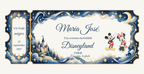 Txartel pertsonalizatuaren ikuspegi digitala: Txartel ilustratua Zerua · Disneyland Paris.
