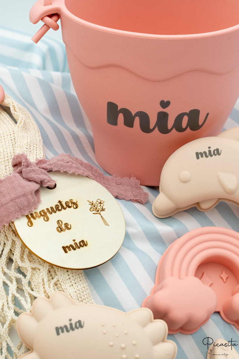 Kit de Playa de Cubos y Animales de silicona personalizados