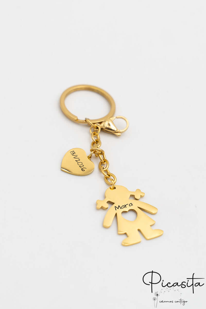 Llavero personalizado de Niña