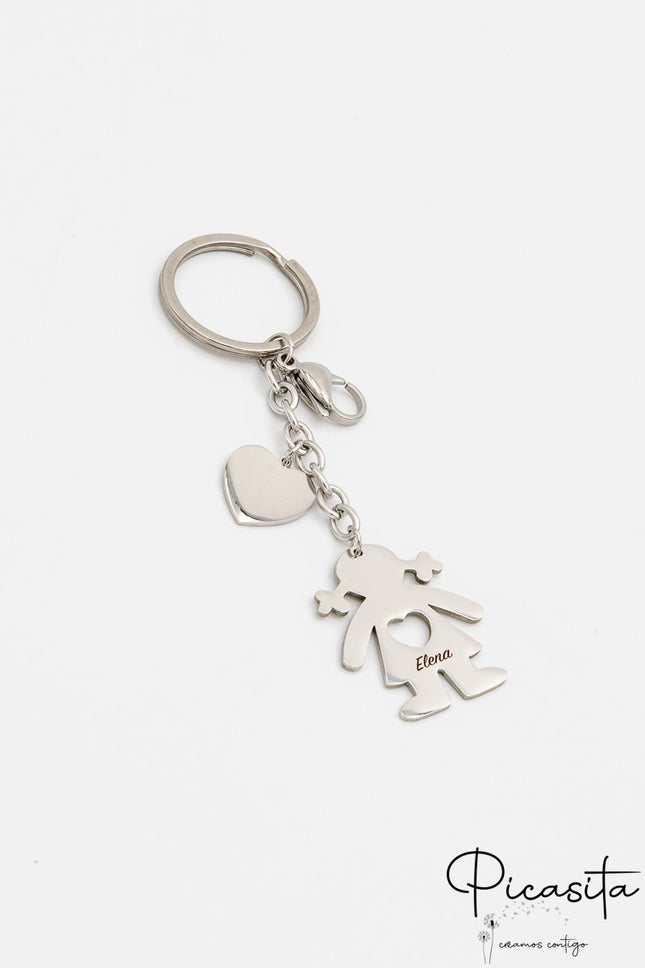 Llavero personalizado de Niña