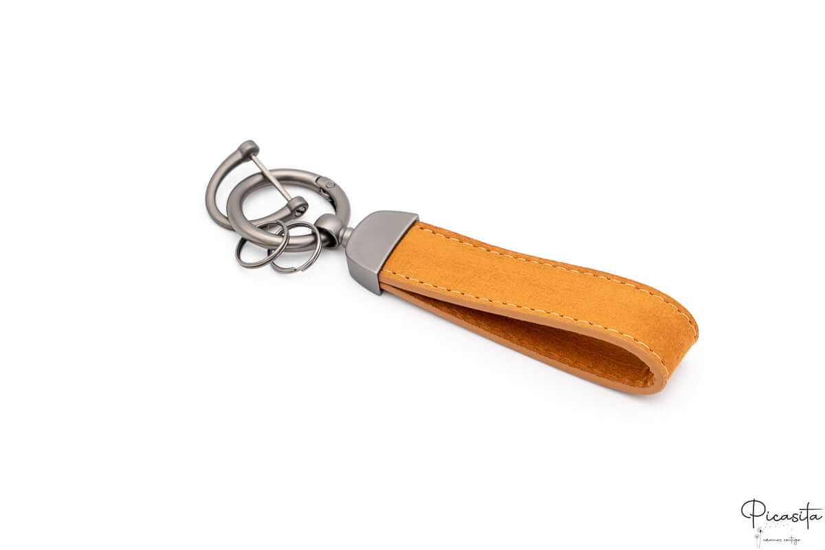 Llavero de Cuero Auténtico Personalizado
