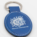 Ovalado 58x40 mm / Azul - Plata