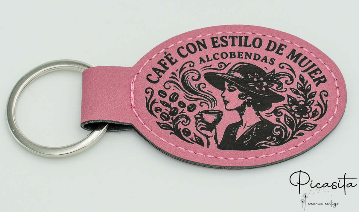 Llaveros de Cuero Sintetico Personalizados