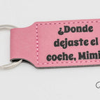 Rectangular 50x30 mm / Rosa - Negro