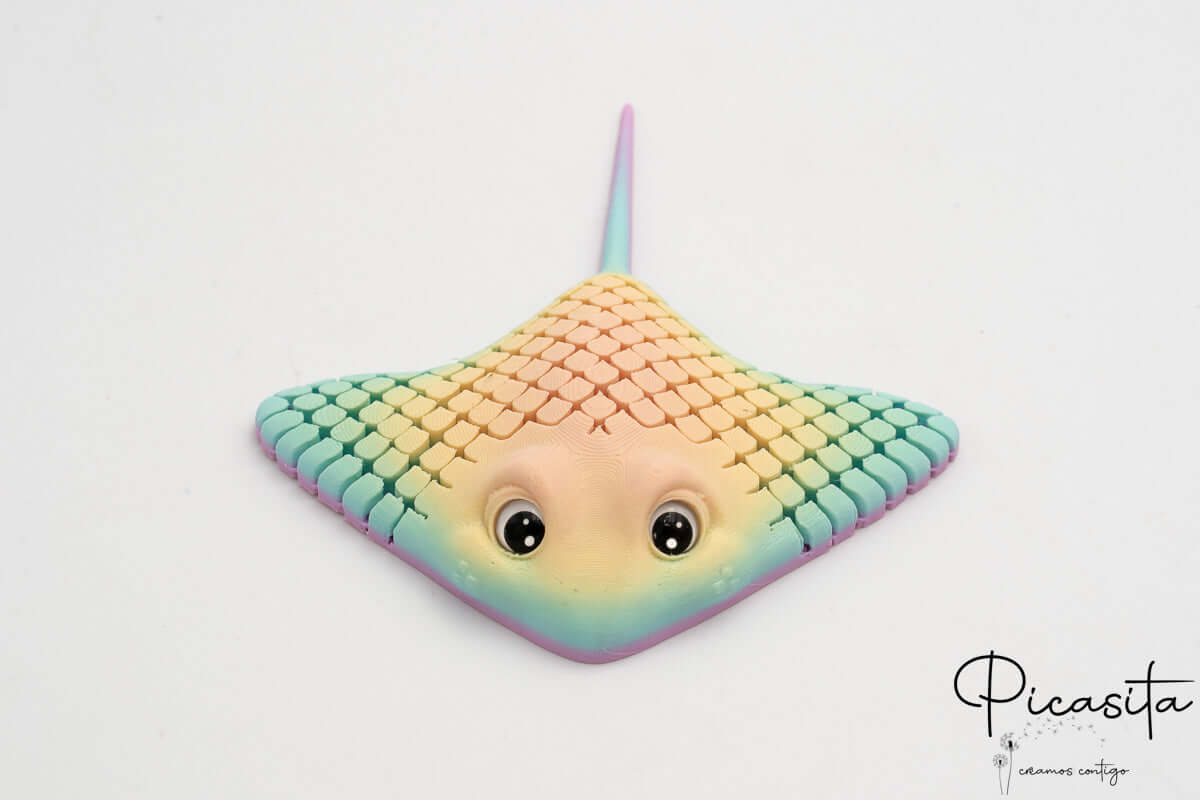 Manta Raya Impreso en 3D
